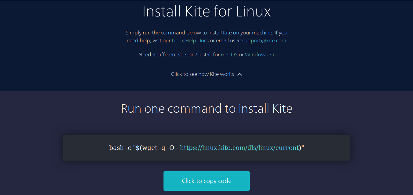 does kite work for windows or mac